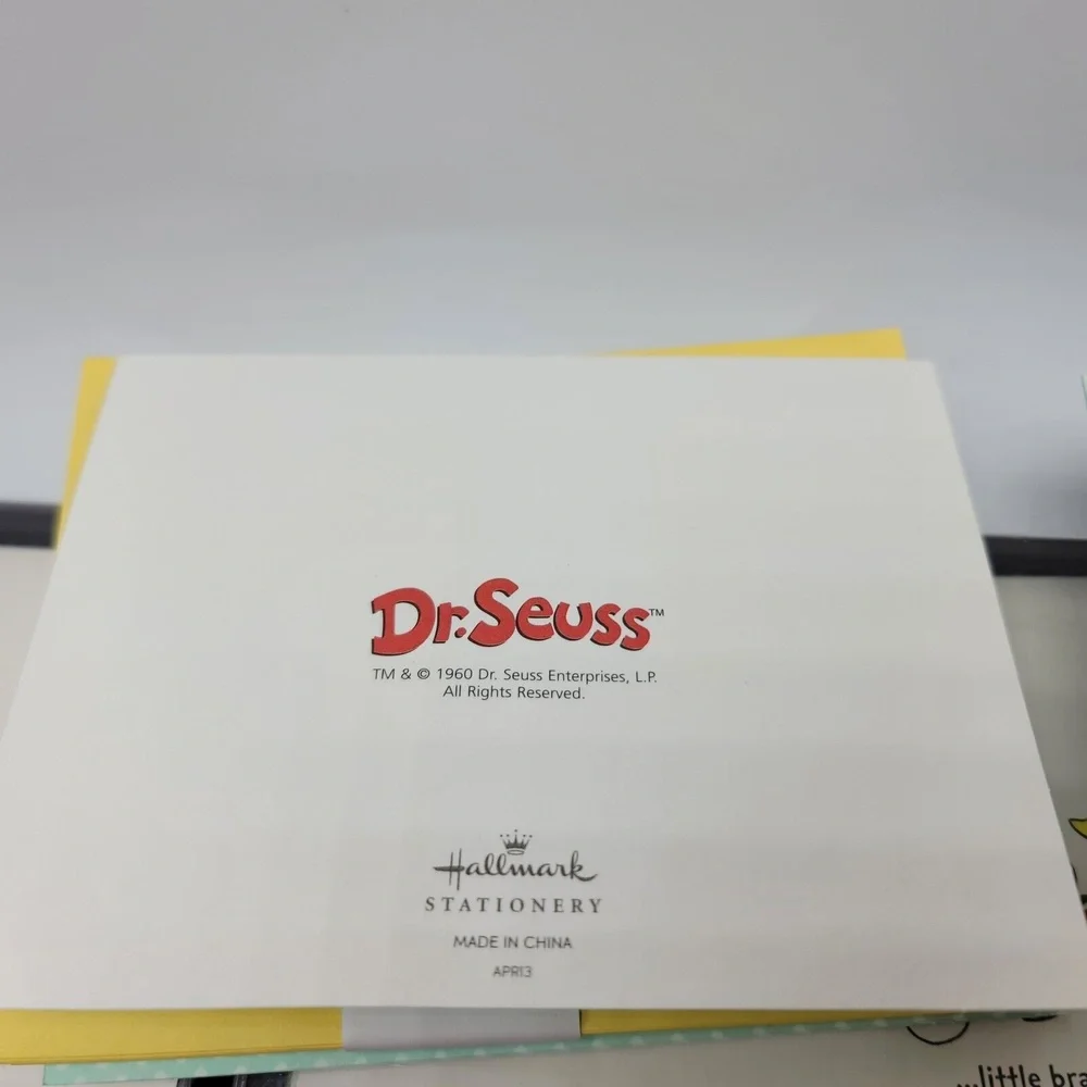 Dr Seuss Baby Shower Announcements Set 30 one Fish Hallmark 2011